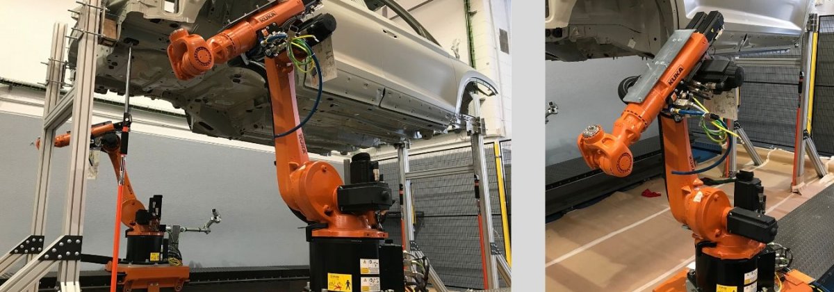 Nueva línea robotizada para limpieza de PVC para Skoda