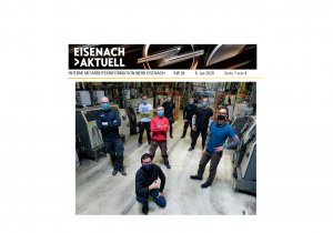 Aparición de Procon Systems en Opel Eisenach, revista interna de Opel. 