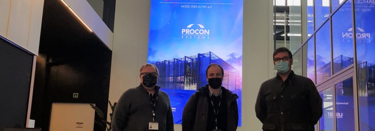 Procon Systems visits the facilities of DFactory Barcelona